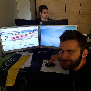 CCIG Akcja Flaga 2018 - campus akademicki