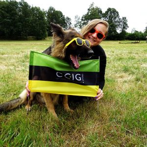 CCIG Akcja Flaga 2018 - pies Ajra - Katarzyna Czernicka